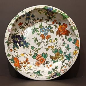 Daher Floral Tin Decorative Bowl C-09